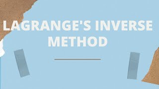 Lagranges Interpolation Inverse method  Numerical Techniques  BCS054 [upl. by Akcinehs]