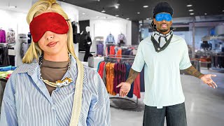 WE BOUGHT ENTIRE OUTFITS FOR EACH OTHER BLINDFOLDED [upl. by Boyden]