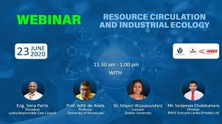 Webinar on Resource Circulation and Industrial Ecology [upl. by Zurheide]