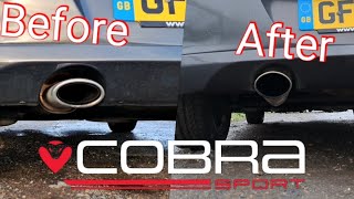 Corsa D 12 Cobra Exhaust Comparison [upl. by Yaned]