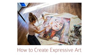 quotHow to Create Expressive Artquot  FREE Milan Art Workshop [upl. by Laamak]