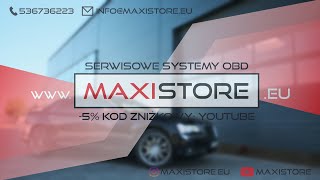 MAXIECU  POLSKI SYSTEM SERWISOWY DLA WARSZTATÓW  MAXISTORE [upl. by Adnawahs]