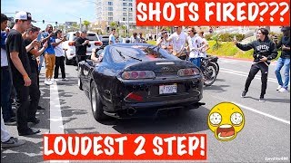 RIDICULOUS SUPRA LOUD 2 STEP ANTILAG Shuts Down the Street BLACK WIDOW SUPRA [upl. by Sunshine]