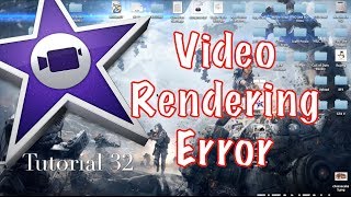 Video Rendering Error 50 in iMovie 1002  Tutorial 32 [upl. by Enneyehc]