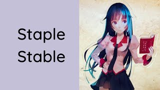 Fingerstyle Guitar Staple Stable 化物語OP 戦場ヶ原ひたぎ [upl. by Ttreve]