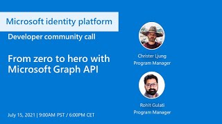 From zero to hero with Microsoft Graph API – July 2021 [upl. by Olonam]