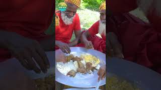 GRANDPA EATING Herring Fish Curry villagegrandpacooking eating villagevlog fish [upl. by Mcilroy]