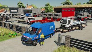 Service de dépannage à 2000000€ plein de camions dépanneuse et véhicules dassistance [upl. by Esilahs843]