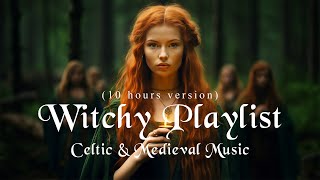 Wiccan Music 🌙 Celtic Medieval Witchy Playlist  Enchanting Witchcraft Fantasy Music  10h Version [upl. by Capp56]