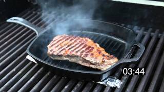 How to Grill a Ribeye Steak on Cast Iron [upl. by Middlesworth626]