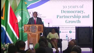 President Ramaphosa addresses the Launch of the 30 Years of Democracy Review Report in Pretoria [upl. by Caleb]