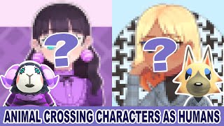 DRAWING ANIMAL CROSSING CHARACTERS AS HUMANS  2 [upl. by Hayley]