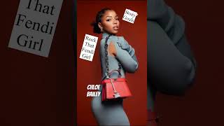 CHLOE BAILEY FASHION STYLE HANDBAGS FENDI amp LOUIS VUITTON BAGS hallebailey handbags [upl. by Tnecniv]