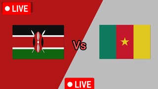 Cameroon vs Kenya live football match today CAF Africa Cup of Nations [upl. by Arihsa]