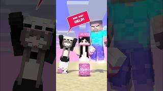 Help Sadako Throw Bedrock shorts aphmau helpherobrine minecraft minecraftshorts [upl. by Jermaine718]