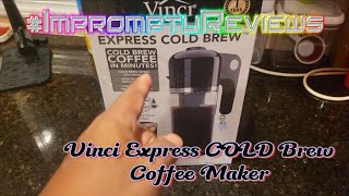 Vinci Express Cold Brew Coffee Maker GenXNez KNESBEY [upl. by Oeramed]