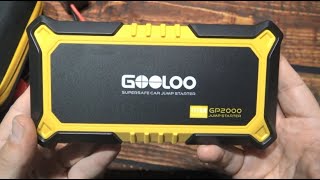 GooLoo GP2000 Jump StarterPower Bank Kit Review [upl. by Lockwood]