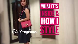 What fits inside my Furla Metropolis Shoulder Bag  Mod Shot [upl. by Fanchette]