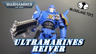 Warhammer 40K Ultramarines Reiver  Mcfarlane Toys  Action Figure Review warhammer mcfarlanetoys [upl. by Damicke]