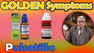 Golden Symptoms of PULSATILLA  Dr P S Tiwari [upl. by Ilojne]