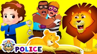 ChuChu TV Police Saving the Lion Cub  Masai Mara Episode  Fun Stories for Children [upl. by Steinway898]