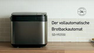 Brotbackautomat SDYR2550  31 Programme RosinenNussHefeVerteiler  Panasonic Produktvorstellung [upl. by Ynnav]