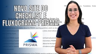 NOVO SITE PRISMA 2024 Checklist e Fluxograma para Revisões Sistemáticas [upl. by Schott]