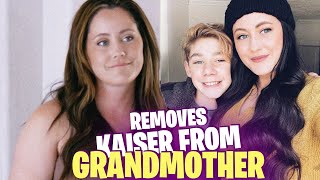 Jenelle Evans Removes Son Kaiser from Grandmothers Care Amid Family Controversy [upl. by Trainer464]