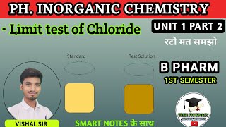 Limit test  Limit test for Chloride  Pharmaceutical inorganic chemistry  B pharmacy 1st semester [upl. by Eiram]