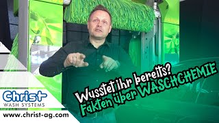 Wie funktioniert Waschchemie in der Waschanlage  Christ Wash Systems  VLOG  ChristWashSystems [upl. by Olympie]