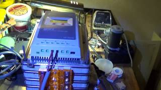 Lithium battery Wired up to EPEVER Charge Controller and MT50 Screen [upl. by Adneram]