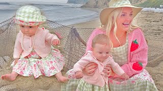 Sweeties First Time At The Beach [upl. by Rosalinda465]