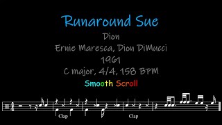 Runaround Sue Chords Lyrics and Timing [upl. by Laks375]