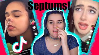 TikTok Septum Piercings Reaction [upl. by Carpenter]