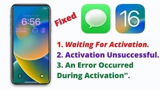 iMessage Waiting for Activation 5 Ways to Fix iMessage Activation Errors iOS 16 Update 2022 [upl. by Eladnyl]