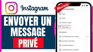 Comment Envoyer Un Message Privé Sur Instagram  En 2024 [upl. by Anayet]