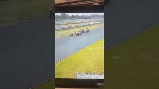 DetikDetik Galang Hendra Ditabrak Dari Belakang Saat Sesi Latihan ARRC 2017 Thailand [upl. by Wilburt275]