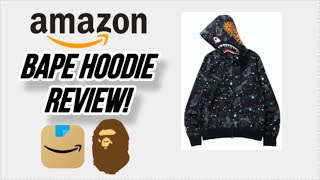 🔥AMAZON BAPE HOODIE REVIEW🔥 Space Camo [upl. by Legra]