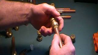 The Old plumber shows how to join copper pipe without soldering [upl. by Malory]