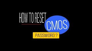 how to reset cmos password [upl. by Aihsenad]