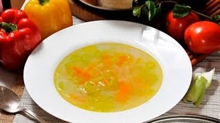 Consomé de verduras  Vegetable Soup [upl. by Ulrick]