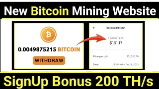 New Crypto Mining WebSite  New Bitcoin mining without investment  Free Mining  arcmine [upl. by Rashida370]