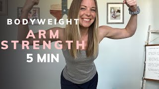 5 Minute Weightless Arms  Quick At Home No Equipment Arms [upl. by Eiknarf]