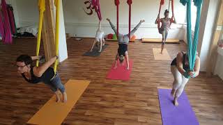 DANA® AERIAL YOGA Flow  Sonnengrüße im Tuch [upl. by Austin559]