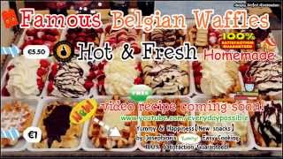 Belgian Waffles│A Trip to Brussels 比利時格子鬆餅 [upl. by Drarig]