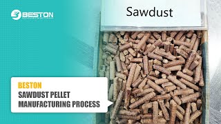 Sawdust Pellet Manufacturing Process  Sawdust Pellet Machine 13 TH sawdustpellet pelletmachine [upl. by Nerehs]