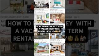 HOW TO MAKE AN EXTRA 1000 WITH A VACANT PROPERTY😳💰 airbnb rentalproperty entrepreneur yt [upl. by Soilisav]