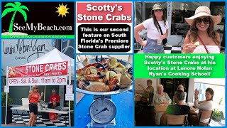 Scottys Stone Crabs is THE place to get Stone Crabs in Hollywood Fort Lauderdale amp beyond [upl. by Cann]