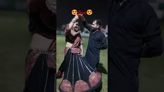 Cute couple dance gippis mom dad viralvideo shorts garba dance [upl. by Ilocin564]