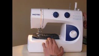 INOTEC NM 90206 Nähmaschine Sewing machine Швейная машина test [upl. by Trebloc336]